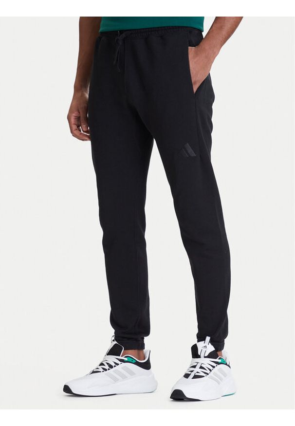 Adidas - adidas Spodnie dresowe ALL SZN French Terry IV5216 Czarny Loose Fit. Kolor: czarny. Materiał: bawełna