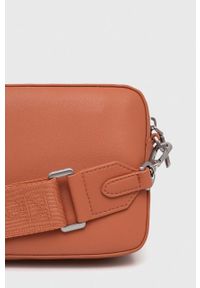 Calvin Klein torebka kolor pomarańczowy. Kolor: pomarańczowy. Rodzaj torebki: na ramię #3