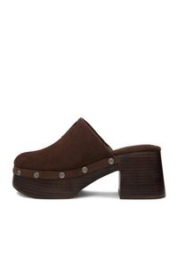 Guess Jeans Klapki EO-JDGJ66-4 Brązowy. Kolor: brązowy. Materiał: skóra, zamsz #3