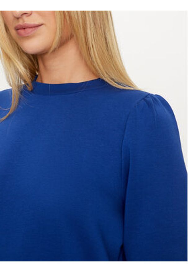 Vila Bluza Reflect 14097562 Niebieski Loose Fit. Kolor: niebieski. Materiał: syntetyk