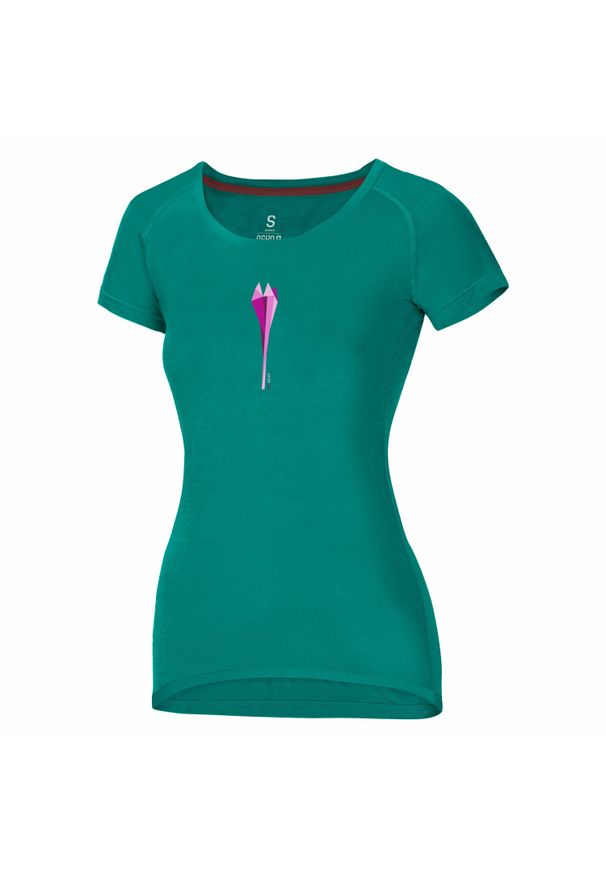 OCUN - Koszulka damska Ocun Raglan. Kolor: niebieski. Długość rękawa: raglanowy rękaw. Sport: wspinaczka