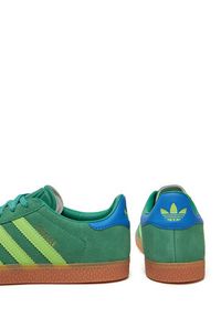 Adidas - adidas Sneakersy Gazelle JP7127 Zielony. Kolor: zielony. Materiał: skóra, zamsz. Model: Adidas Gazelle