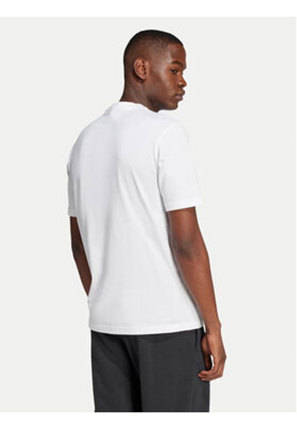 Adidas - adidas T-Shirt Essentials Big Logo JE8943 Biały Regular Fit. Kolor: biały. Materiał: bawełna