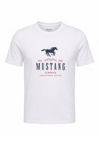 Męski T-Shirt Mustang Style Austin Bright White 1017270 2007 #1