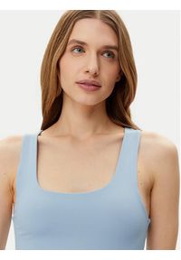 only - ONLY Top Lea 15278090 Błękitny Regular Fit. Kolor: niebieski. Materiał: syntetyk #5