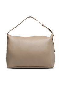 Calvin Klein Torebka Elevated Soft Shoulder Bag Lg K60K610752 Brązowy. Kolor: brązowy. Materiał: skórzane #5