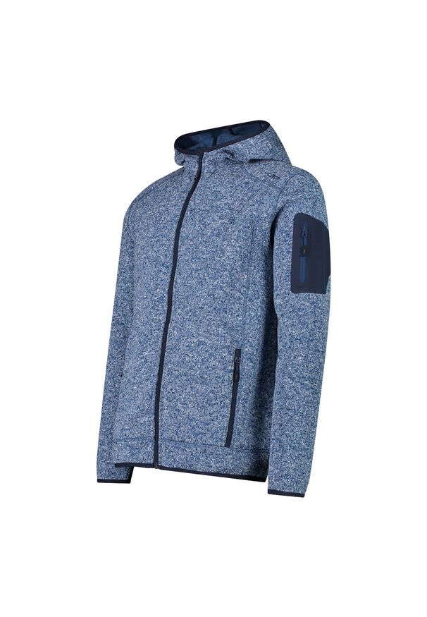 Bluza męska turystyczna CMP 3H60847N. Kolor: biały. Materiał: polar. Sport: turystyka piesza