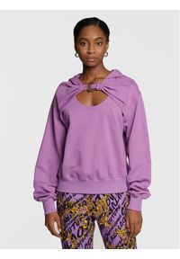 Bluza Versace Jeans Couture. Typ kołnierza: kołnierzyk włoski. Kolor: fioletowy #1