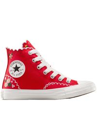 Adidasy Converse Chuck Taylor All Star Embroidered, Dla obu płci. Kolor: czerwony. Materiał: materiał. Model: Converse All Star