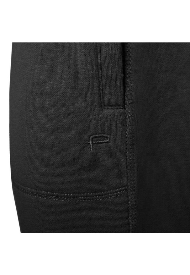 Miękkie i Wygodne Spodnie Dresowe - Pako Jeans - Czarne. Kolor: czarny. Materiał: poliester, bawełna. Styl: sportowy
