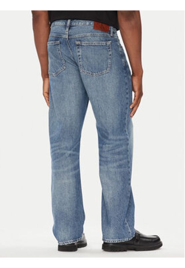 Calvin Klein Jeans Jeansy 90s LV04RC761G Niebieski Straight Fit. Kolor: niebieski