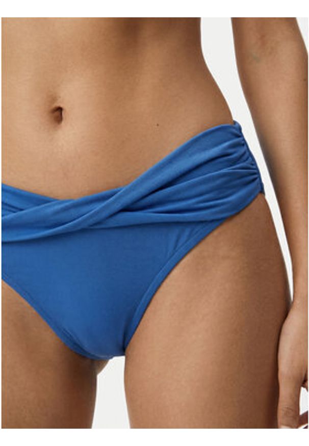 Seafolly Dół od bikini S. Collective 44320-942 Niebieski. Kolor: niebieski. Materiał: syntetyk
