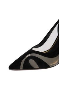 Eva Minge Szpilki EO-YARA-LT2019-7 Czarny. Kolor: czarny. Materiał: materiał. Obcas: na szpilce #2