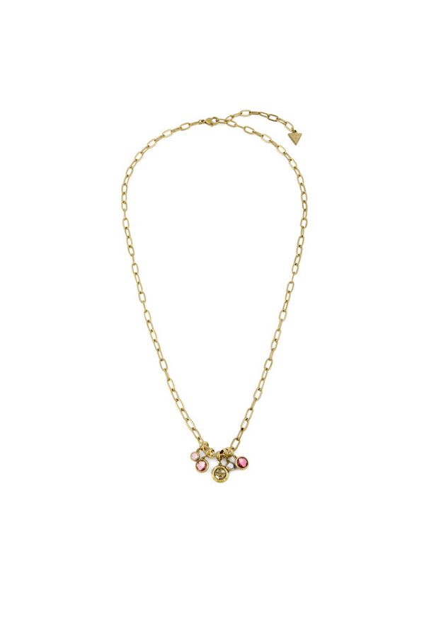 Guess Naszyjnik JUBN05 094JW Złoty. Materiał: metalowe. Kolor: złoty