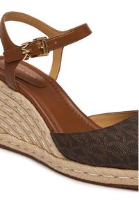 MICHAEL Michael Kors Espadryle Kenzie 40R6KZMS2B Brązowy. Kolor: brązowy. Materiał: skóra #6