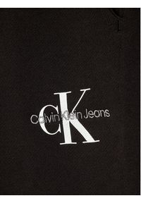 Calvin Klein Jeans Spodnie dresowe IU0IU00285 Czarny Relaxed Fit. Kolor: czarny. Materiał: bawełna
