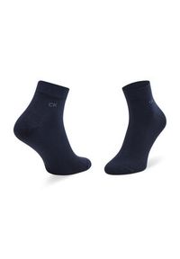 Calvin Klein Zestaw 2 par niskich skarpet męskich 701218706 Granatowy. Kolor: niebieski. Materiał: materiał
