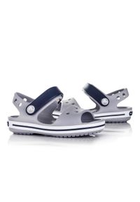 Sandały chłopięce Crocs CROCBAND. Kolor: wielokolorowy, niebieski, szary