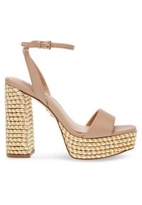 Steve Madden Sandały La verne Sandal SM11002976-02002-750 Beżowy. Kolor: beżowy. Materiał: skóra #1