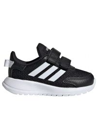 Adidas - Buty adidas Tensaur Run I Jr EG4142 czarne. Zapięcie: rzepy. Kolor: czarny. Materiał: syntetyk. Szerokość cholewki: normalna. Sport: bieganie #1