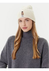 Polo Ralph Lauren Czapka 455981433001 Écru. Materiał: wełna, materiał