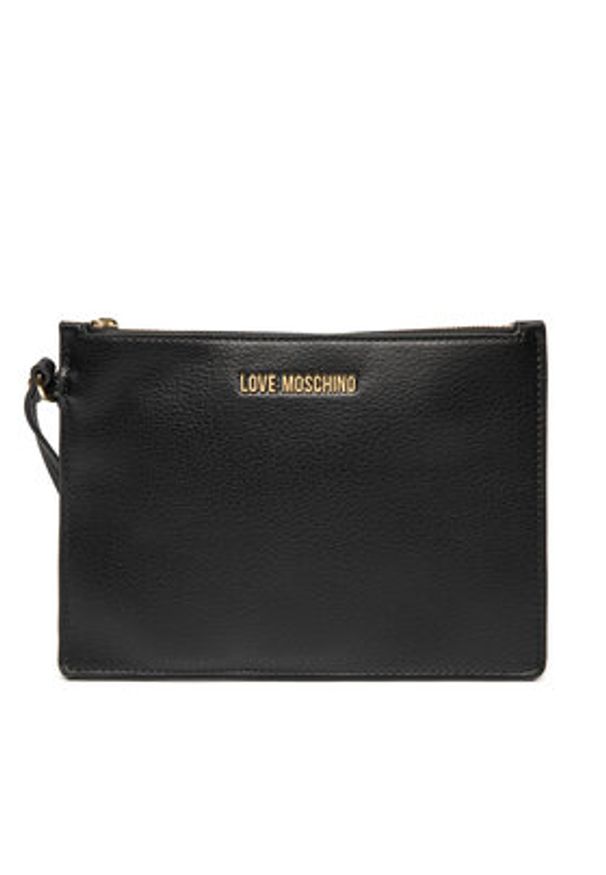 Love Moschino - LOVE MOSCHINO Torebka JC4124PP1LLB0000 Czarny. Kolor: czarny. Materiał: skórzane