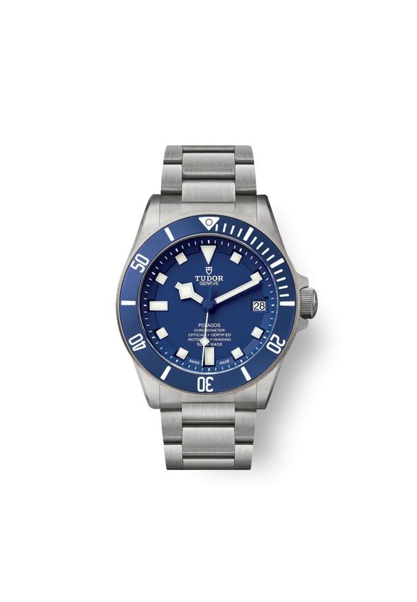 TUDOR PELAGOS 25600TB 95820T BLUE INDEX WHITE W. Rodzaj zegarka: analogowe. Materiał: guma, materiał, koronka. Styl: sportowy, militarny, casual