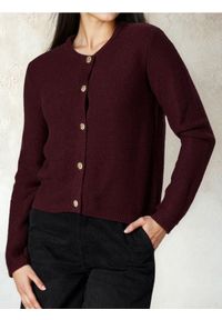 Sinsay - Sweter z ozdobnymi guzikami - czerwony. Kolor: czerwony