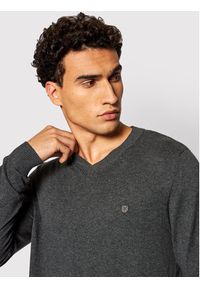 Jack&Jones PREMIUM Sweter Bluray 12195588 Szary Regular Fit. Kolor: szary. Materiał: bawełna #4