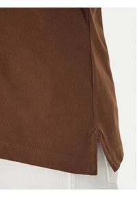TOMMY HILFIGER - Tommy Hilfiger Polo WW0WW43224 Brązowy Regular Fit. Typ kołnierza: polo. Kolor: brązowy. Materiał: bawełna #2
