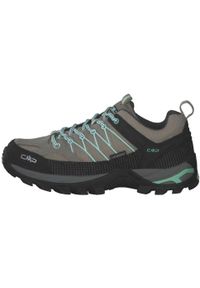 Buty trekkingowe damskie CMP Rigel Wmn. Zapięcie: sznurówki. Kolor: beżowy, fioletowy, wielokolorowy. Materiał: materiał. Szerokość cholewki: normalna. Styl: sportowy