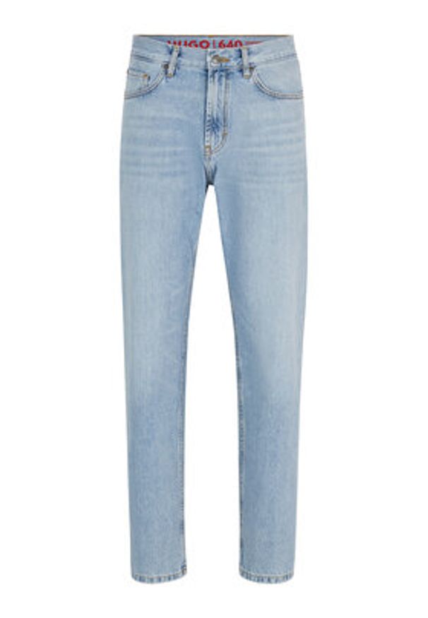 Hugo Jeansy 50489979 Niebieski Regular Fit. Kolor: niebieski