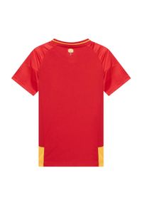 REAL FEDERACIÓN ESPAÑOLA DE FÚTBOL - Hiszpania domowa koszulka dziecięca. Kolor: czerwony. Materiał: poliester. Sport: piłka nożna
