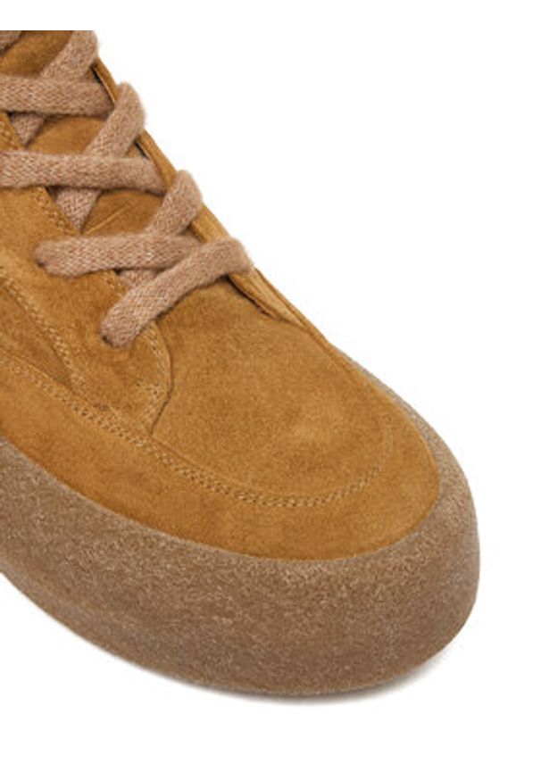 Vic Matié Trzewiki 1H4104D F04H010310 Brązowy. Kolor: brązowy. Materiał: skóra, zamsz