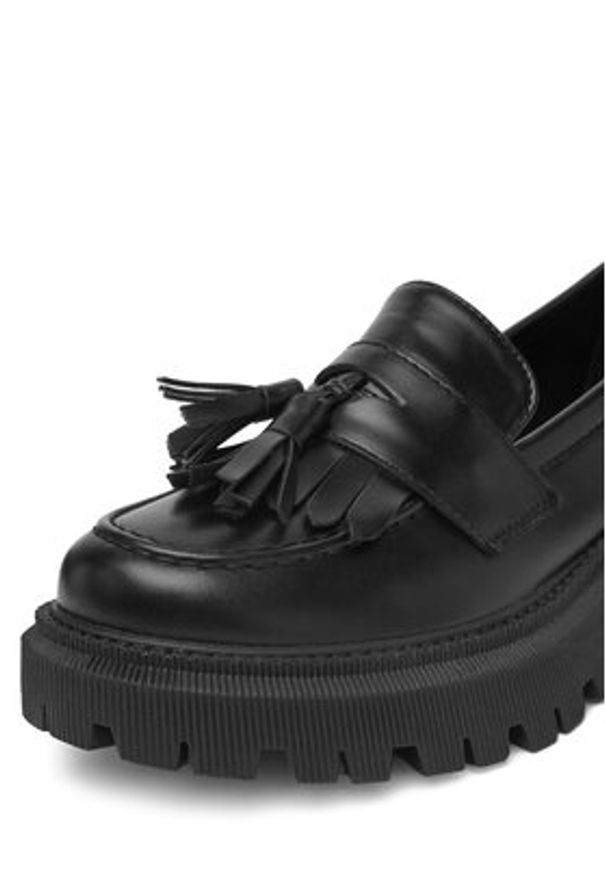 DeeZee Loafersy S670-21 Czarny. Kolor: czarny. Materiał: materiał