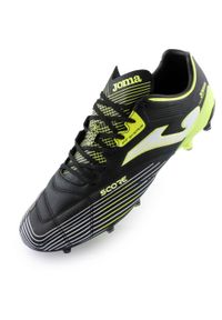 Joma Score 2501 Buty Piłkarskie FG Czarne/Fluo Zielone EU 42.5. Kolor: zielony, czarny, wielokolorowy. Sport: piłka nożna #1