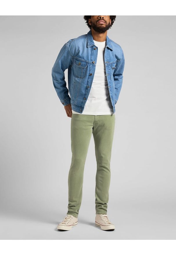 Lee - LEE RELAXED RIDER JACKET LT MĘSKA KURTKA JEANSOWA WORN BOLTON L86YOMVW 112145639. Materiał: jeans