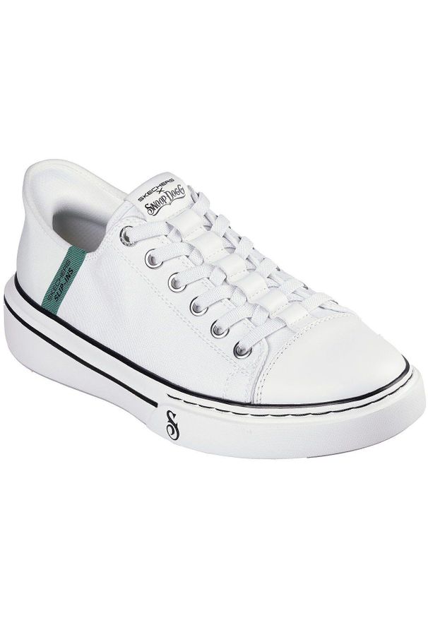 skechers - Adidasy Skechers Snoop One-low Dogg C, Mężczyźni. Kolor: biały. Materiał: materiał. Sport: fitness