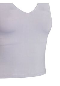 GIRLFRIEND COLLECTIVE - Girlfriend Collective Top Zoe 1024 Fioletowy Slim Fit. Kolor: fioletowy. Materiał: syntetyk