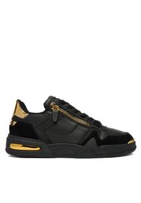 Giuseppe Zanotti Sneakersy RU50015/001 Czarny. Kolor: czarny. Materiał: skóra