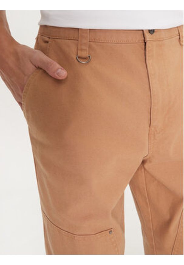Champion Spodnie materiałowe 220506 Beżowy Straight Leg. Kolor: beżowy. Materiał: bawełna
