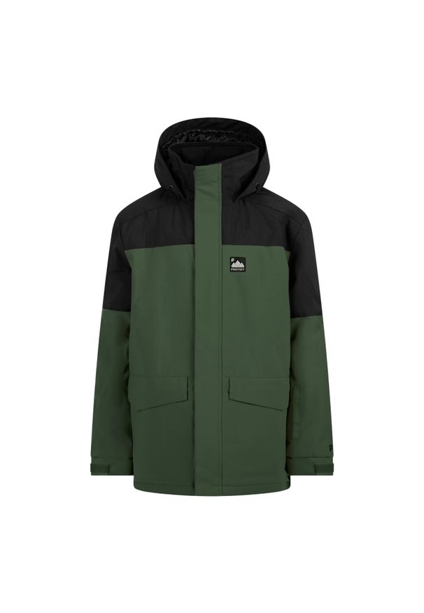 Dziecięca kurtka narciarska Protest Ewan. Kolor: zielony. Sezon: zima. Sport: narciarstwo