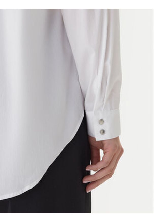 Morgan Koszula 261-CGRAM Biały Oversize. Kolor: biały. Materiał: bawełna