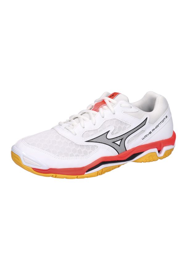 Buty halowe Mizuno Wave Phantom 3. Kolor: biały. Szerokość cholewki: normalna. Model: Mizuno Wave. Sport: piłka ręczna
