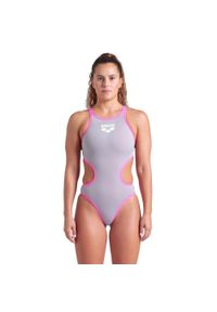 Strój Kąpielowy damski Arena One Biglogo One Piece. Kolor: wielokolorowy, szary
