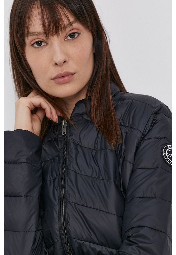 Roxy Kurtka damska kolor czarny przejściowa. Okazja: na co dzień. Kolor: czarny. Styl: casual