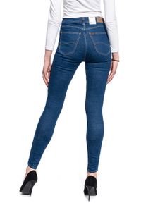 Lee - LEE IVY DAMSKIE SPODNIE JEANSOWE DARK MONO L32EPQXM