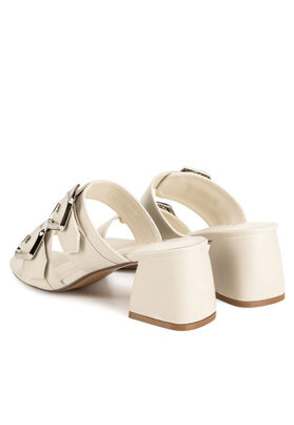 Jenny - JENNY Klapki CD24022-1 Beżowy. Kolor: beżowy. Materiał: syntetyk, materiał