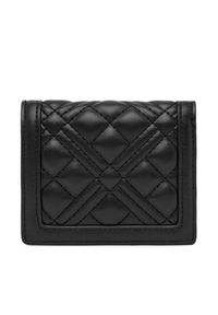 Love Moschino - LOVE MOSCHINO Mały Portfel Damski JC5601PP0NLA0000 Czarny. Kolor: czarny. Materiał: skóra #3