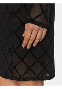 Hugo - HUGO Sukienka koktajlowa 50527448 Czarny Slim Fit. Kolor: czarny. Materiał: syntetyk. Styl: wizytowy #5